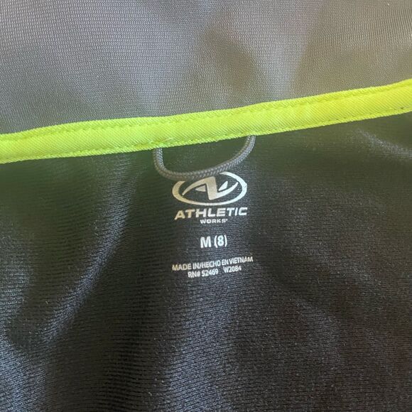 Athletic Works Youth Boys Black Full Zip Track Jacket Pullover Size M (8) - Picture 7 of 7